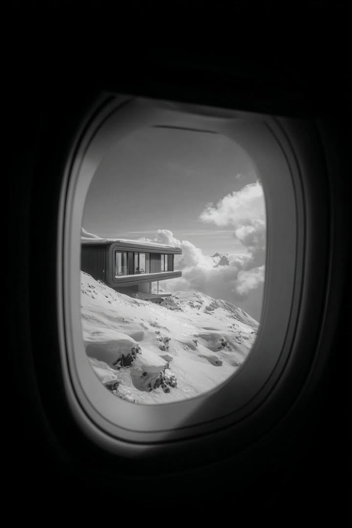 a window looking out an airplane and you can see a 4k ima... 变体图第3张 - 绘词工坊