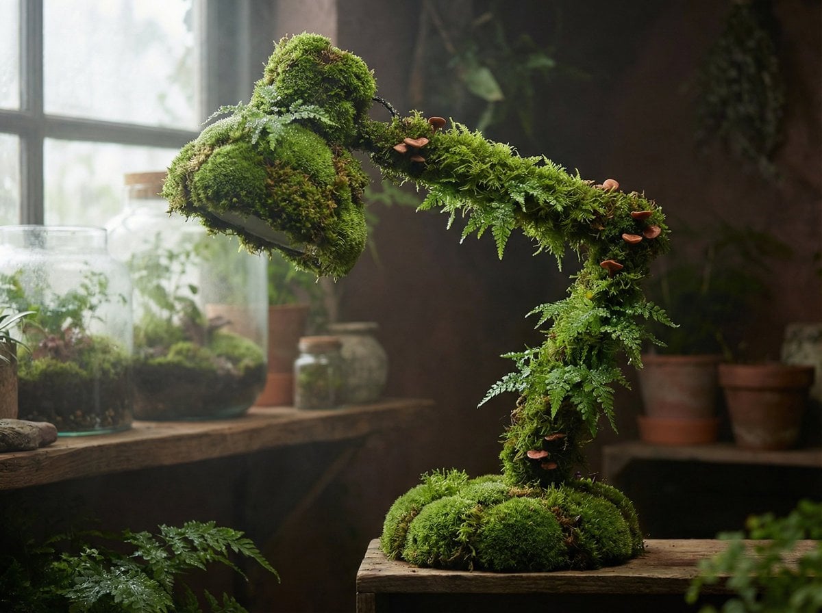 苔藓产品摄影：亲生物设计的鲜活绿意与自然纹理之美