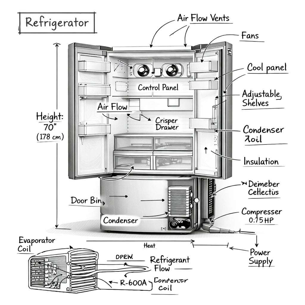 Create an infographic image of [washing machine], combini... 变体图第4张 - 绘词工坊
