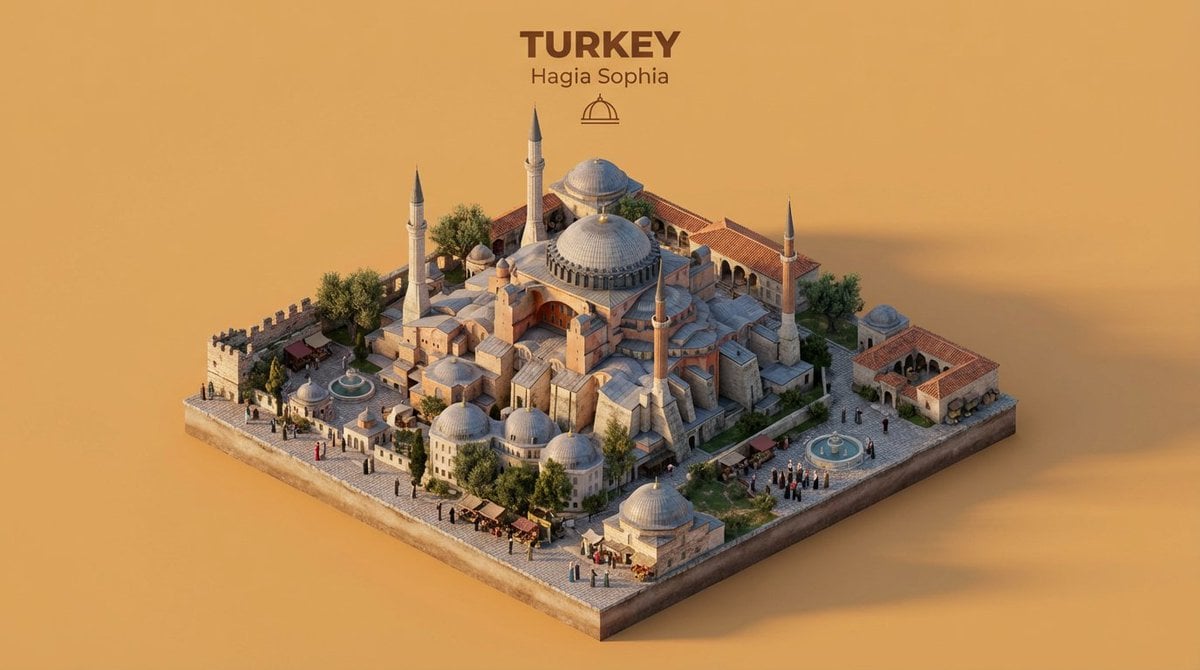 Create an isometric miniature 3D diorama representing the... 变体图第2张 - 绘词工坊