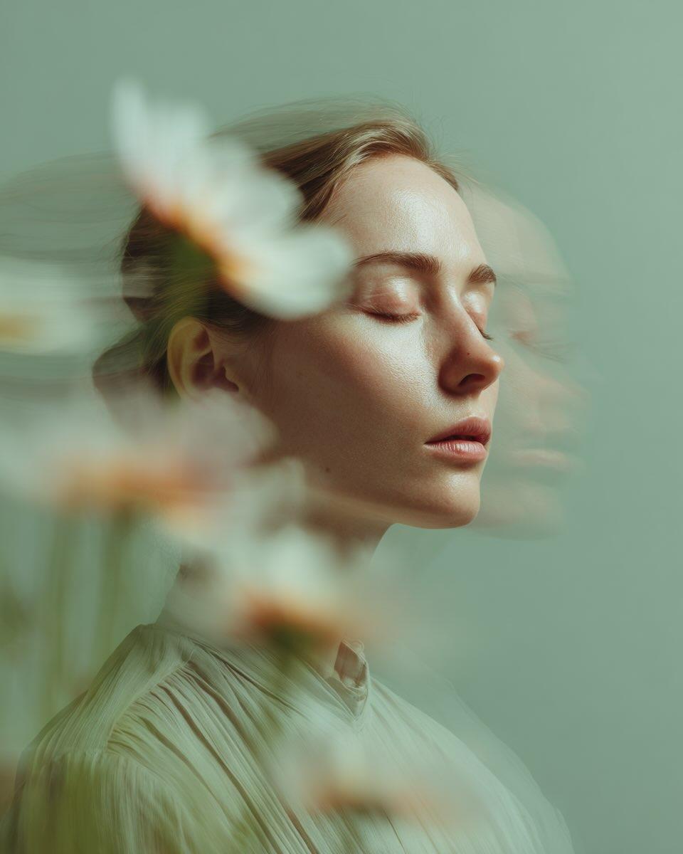 Ultra-realistic fine-art portrait of a young woman with s... 变体图第2张 - 绘词工坊