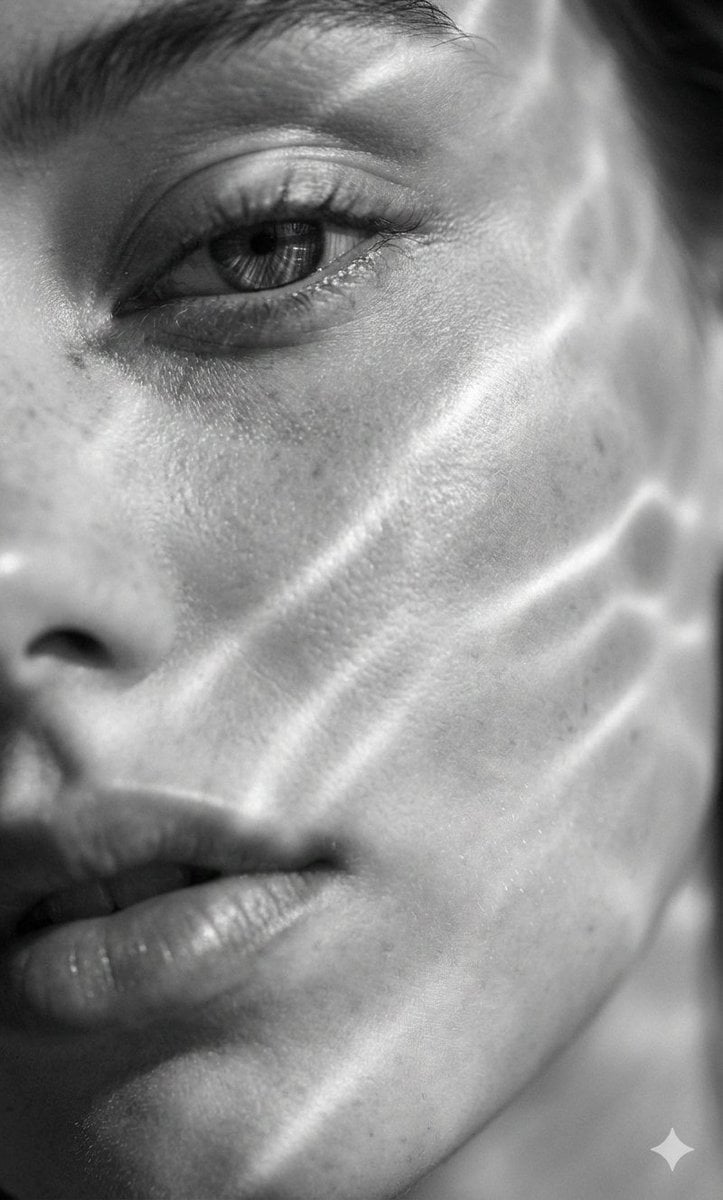 A hyperrealistic 8K black and white extreme close-up port... 变体图第2张 - 绘词工坊