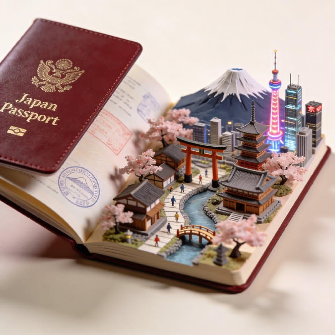 Hyper-realistic open [COUNTRY] passport on a studio surfa... 变体图第2张 - 绘词工坊