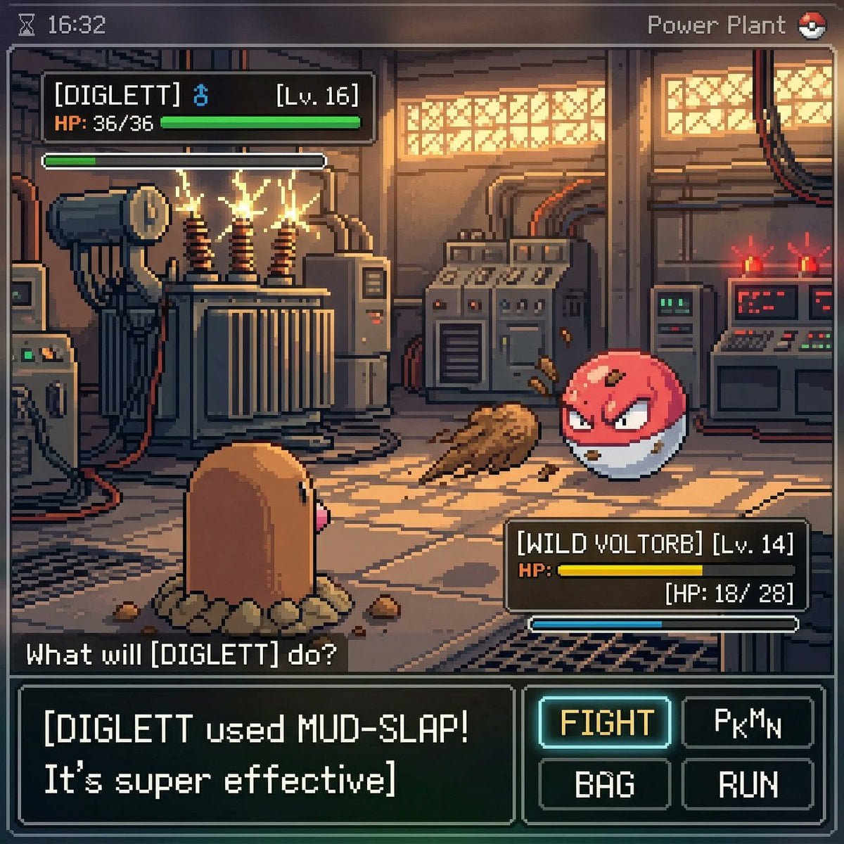 inspired by a classic pokemon gameboy screenshot but it's... 变体图第4张 - 绘词工坊