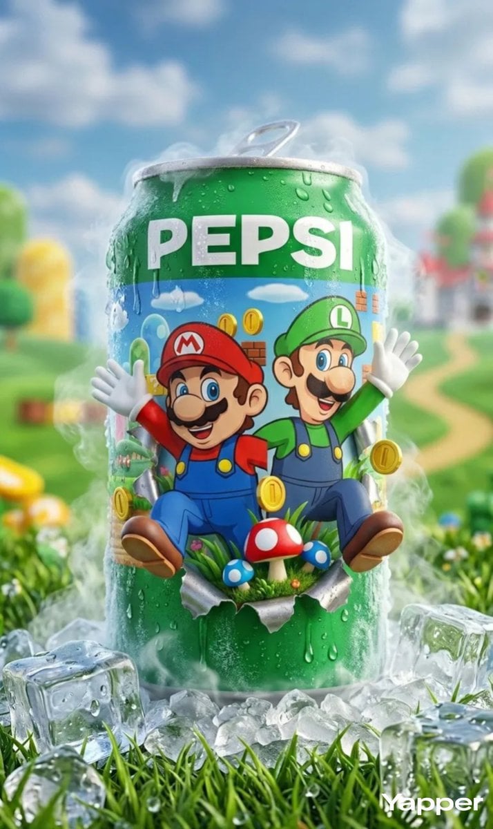 Ultra-realistic product photography of a chilled blue Pep... 变体图第2张 - 绘词工坊