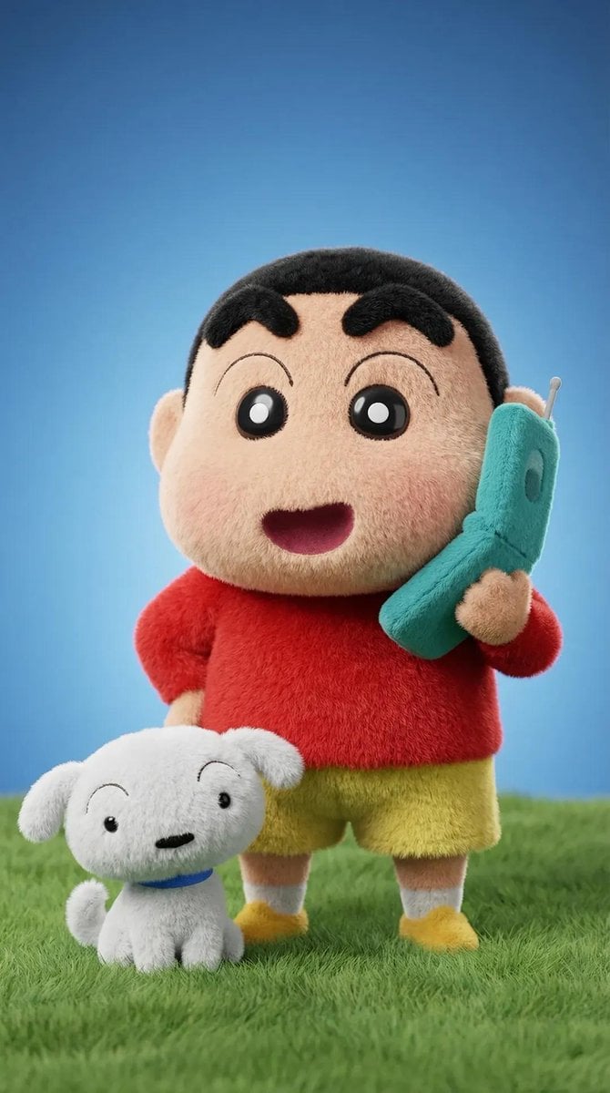 Ultra-detailed 3D plush cartoon character, inspired by cl... 变体图第3张 - 绘词工坊