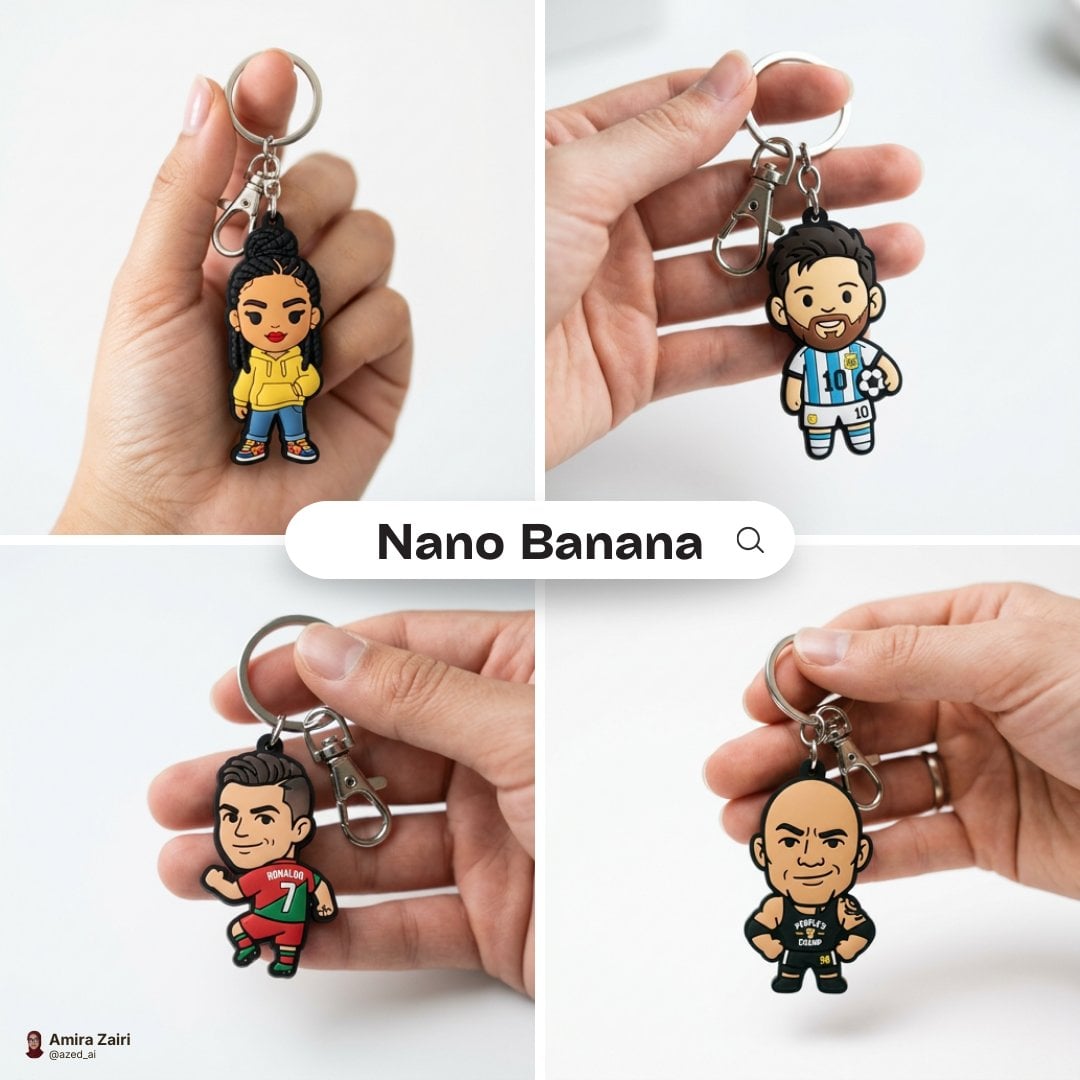特写可爱chibi风格橡胶钥匙链产品摄影图片