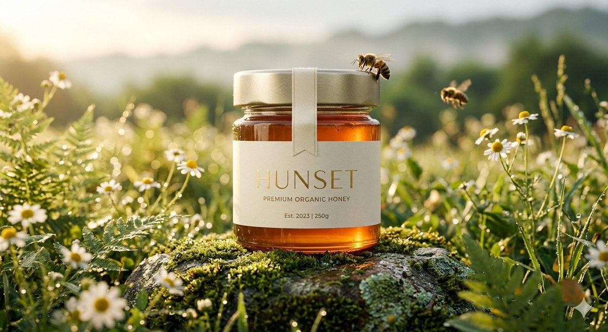 Ultra-realistic cinematic product shot of a premium honey... 变体图第2张 - 绘词工坊