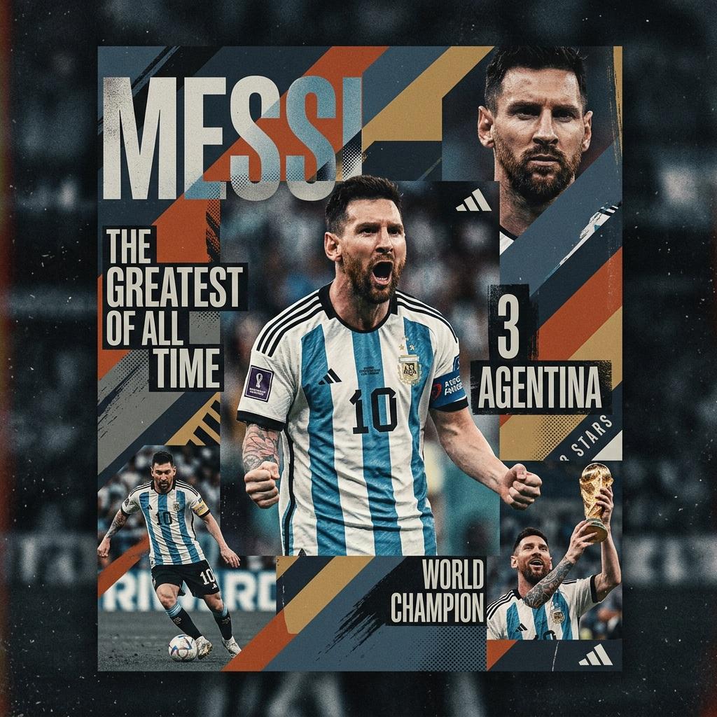 Create a digital modern maximalism style sports collage o... 变体图第4张 - 绘词工坊