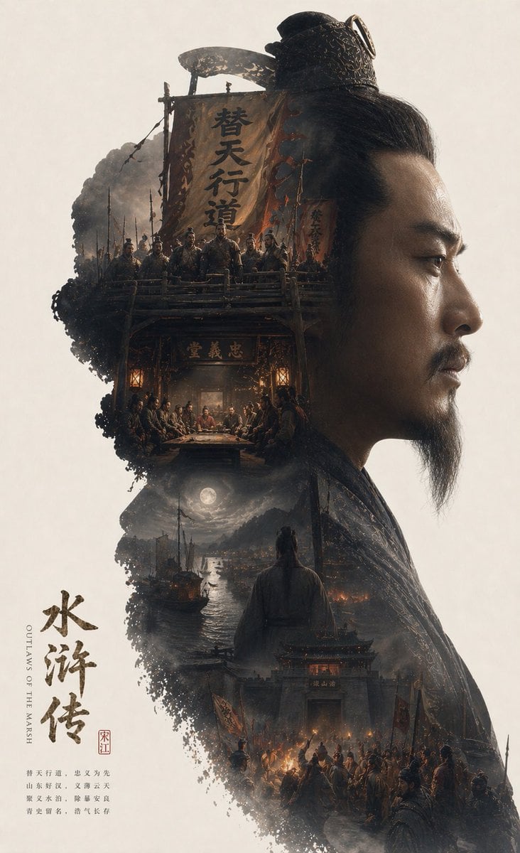 根据[红楼梦]自动生成一张 收藏版史诗叙事海报， 变体图第4张 - 绘词工坊