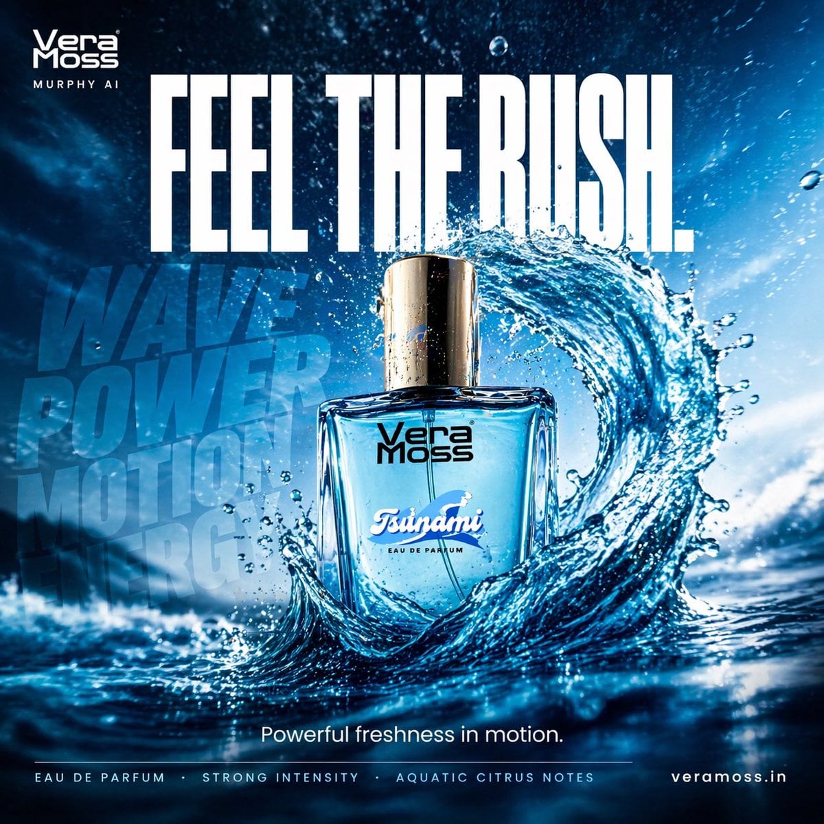 Hyper-realistic cinematic perfume billboard poster for Ve... 变体图第2张 - 绘词工坊