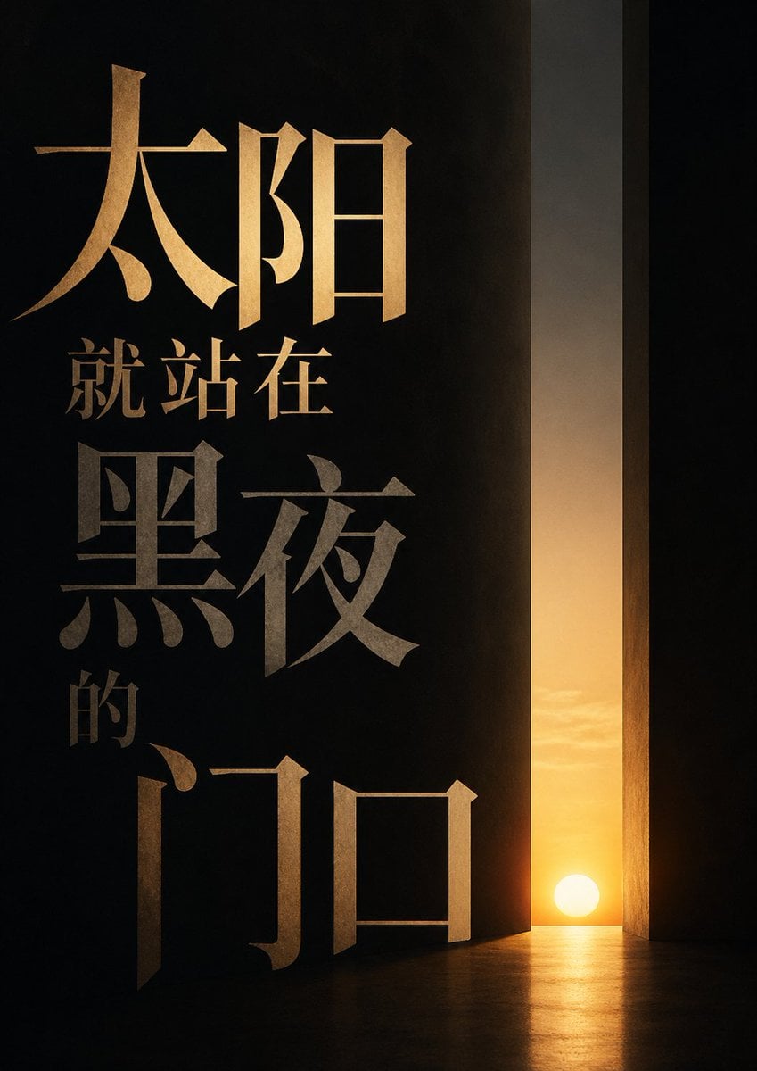 高桥流海报设计：太阳就站在黑夜的门口，直击人心的视觉冲击