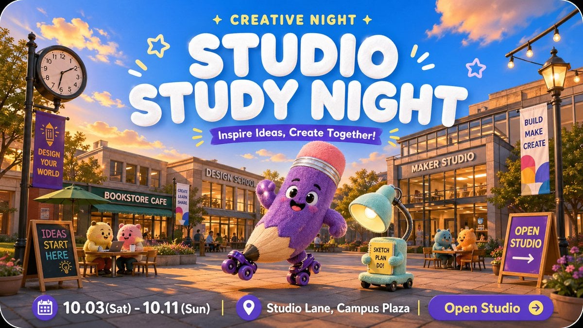 Create a 9:16 image in the "Plush City Festival Mobile Po... 变体图第3张 - 绘词工坊