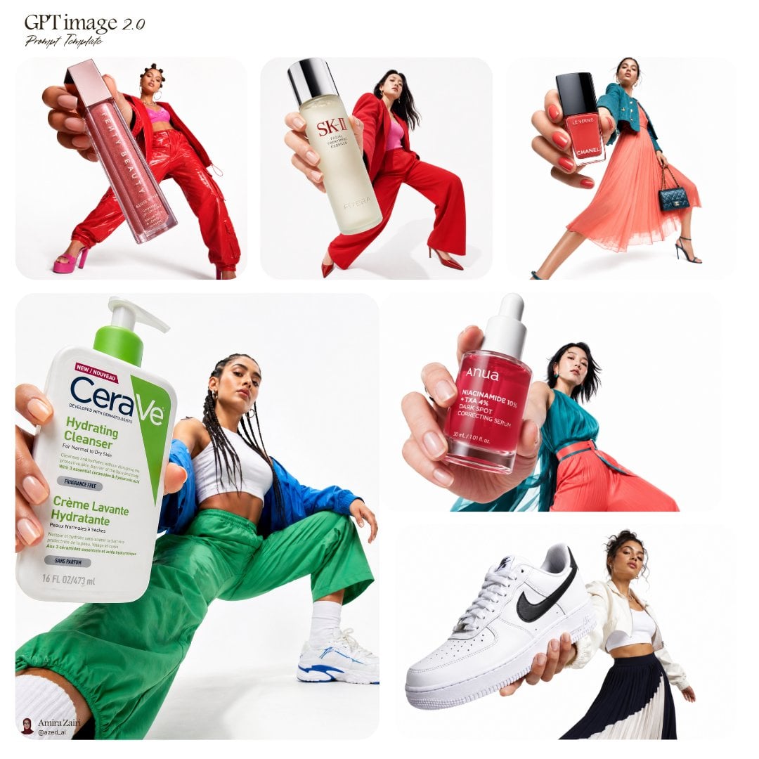 低角度时尚活动照片：产品特写与动感姿态的商业摄影技巧