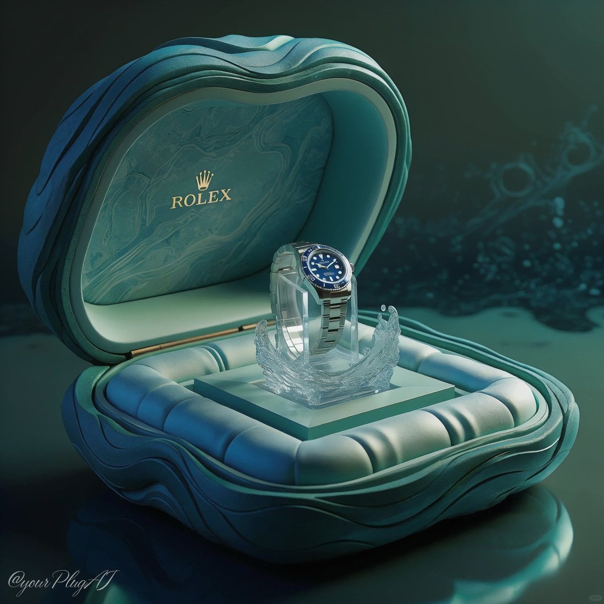 Create a hyper-realistic luxury product photography scene... 变体图第4张 - 绘词工坊