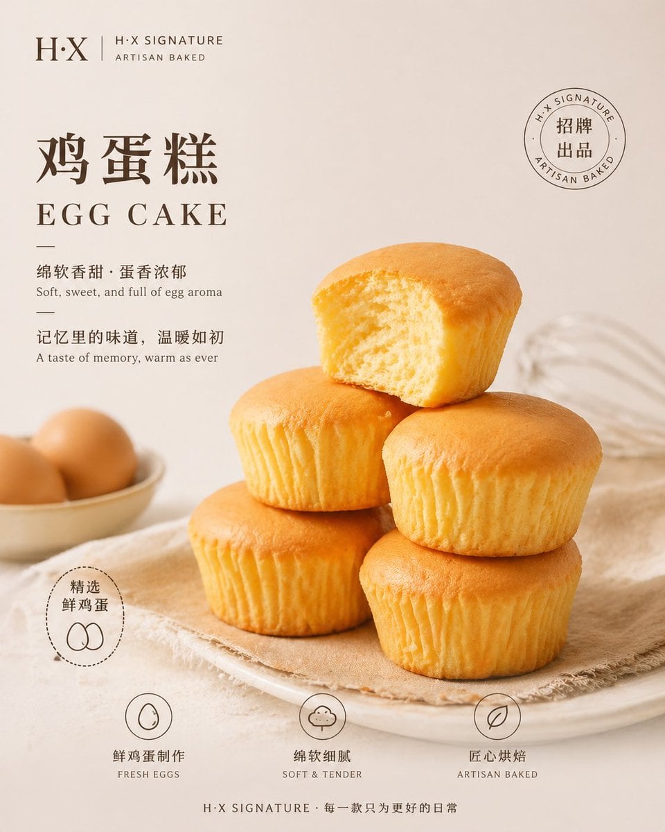 面包海报设计指南：极简风格烘焙摄影与排版技巧