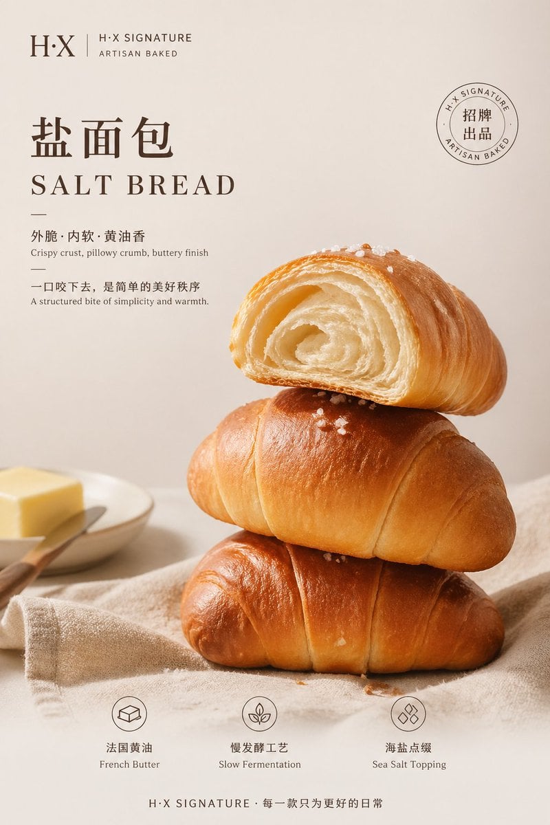品牌名称：如：H·X / 麦香坊 / BAKE LAB 变体图第2张 - 绘词工坊
