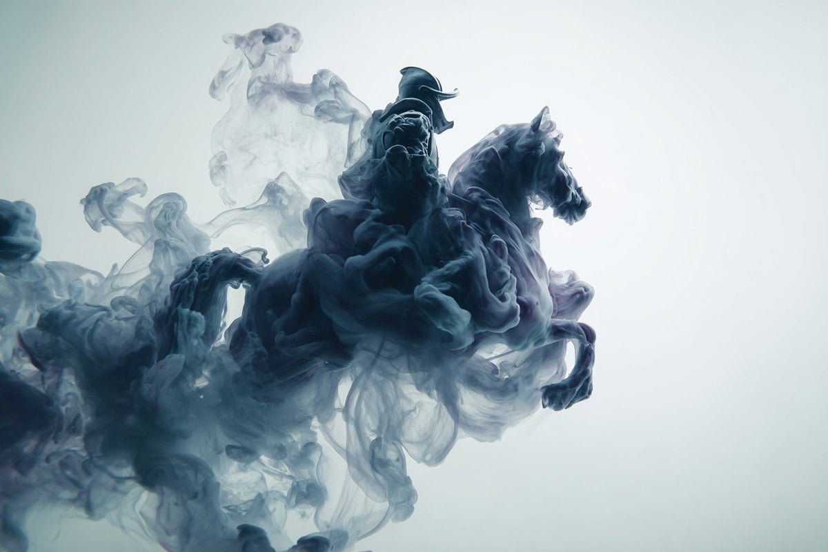 A [subject] emerges from swirling liquid plumes suspended... 变体图第3张 - 绘词工坊