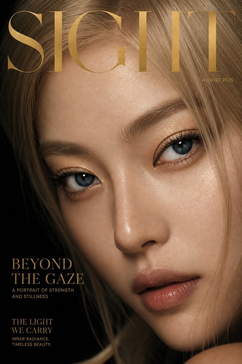Luxury extreme close-up portrait, magazine cover style, t... 变体图第2张 - 绘词工坊