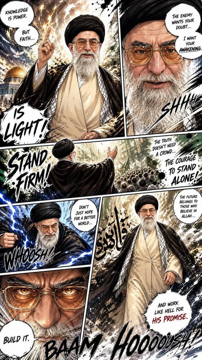 Create a full-page colored manga illustration based on th... 变体图第2张 - 绘词工坊