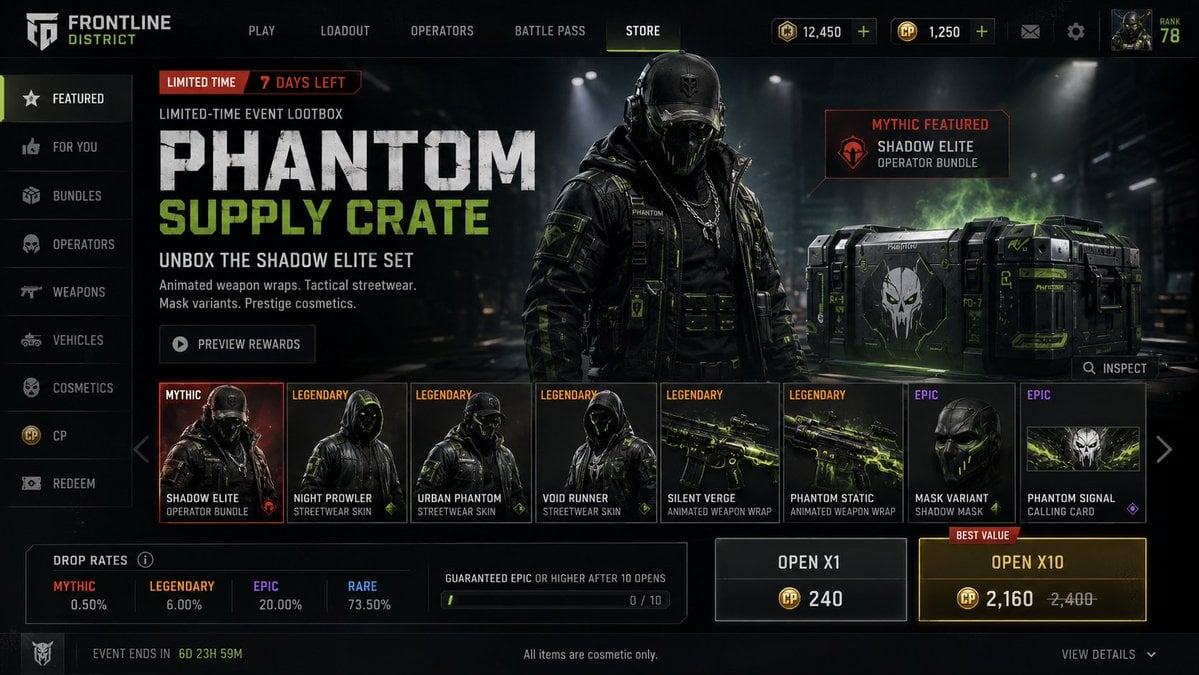 Create a premium, highly believable Lootbox / Capsule Dro... 变体图第3张 - 绘词工坊
