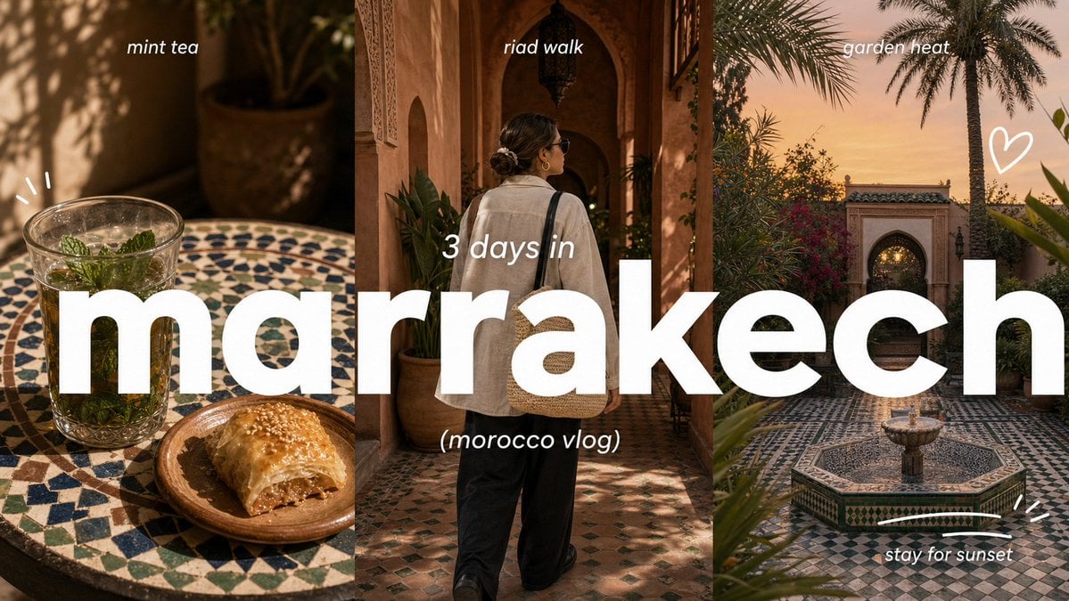 Create a 9:16 image in the "Clean Triptych Travel Vlog Th... 变体图第4张 - 绘词工坊