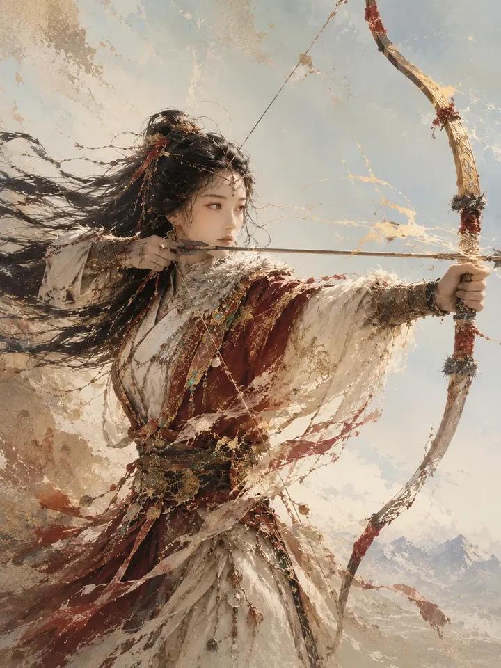 Ultra-detailed ethereal portrait of a beautiful East Asia... 变体图第2张 - 绘词工坊