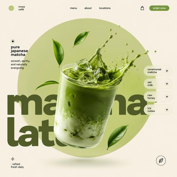 [Matcha Latte] STYLE & ART DIRECTION: Modern minimalist f... 变体图第2张 - 绘词工坊