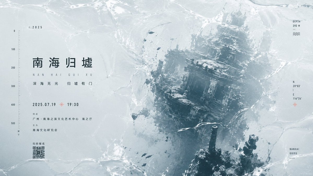 16:9横版主题活动海报设计指南：高明度强轴线平面设计
