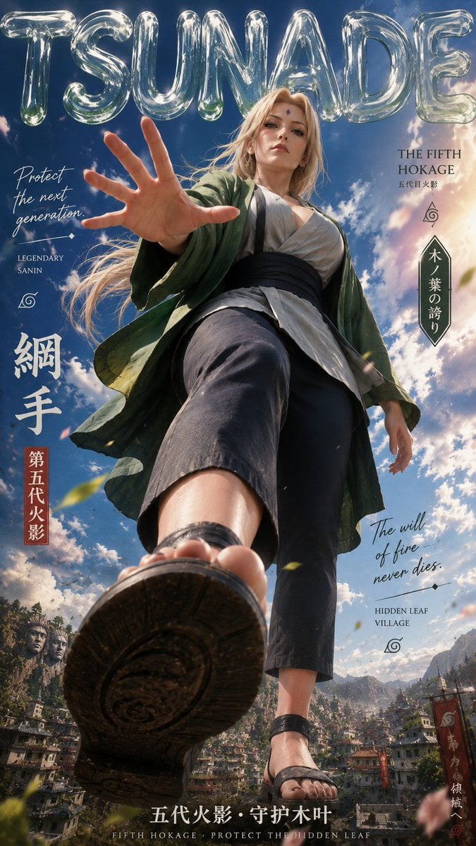 「超电影级动漫真人化巨物透视海报」 变体图第2张 - 绘词工坊