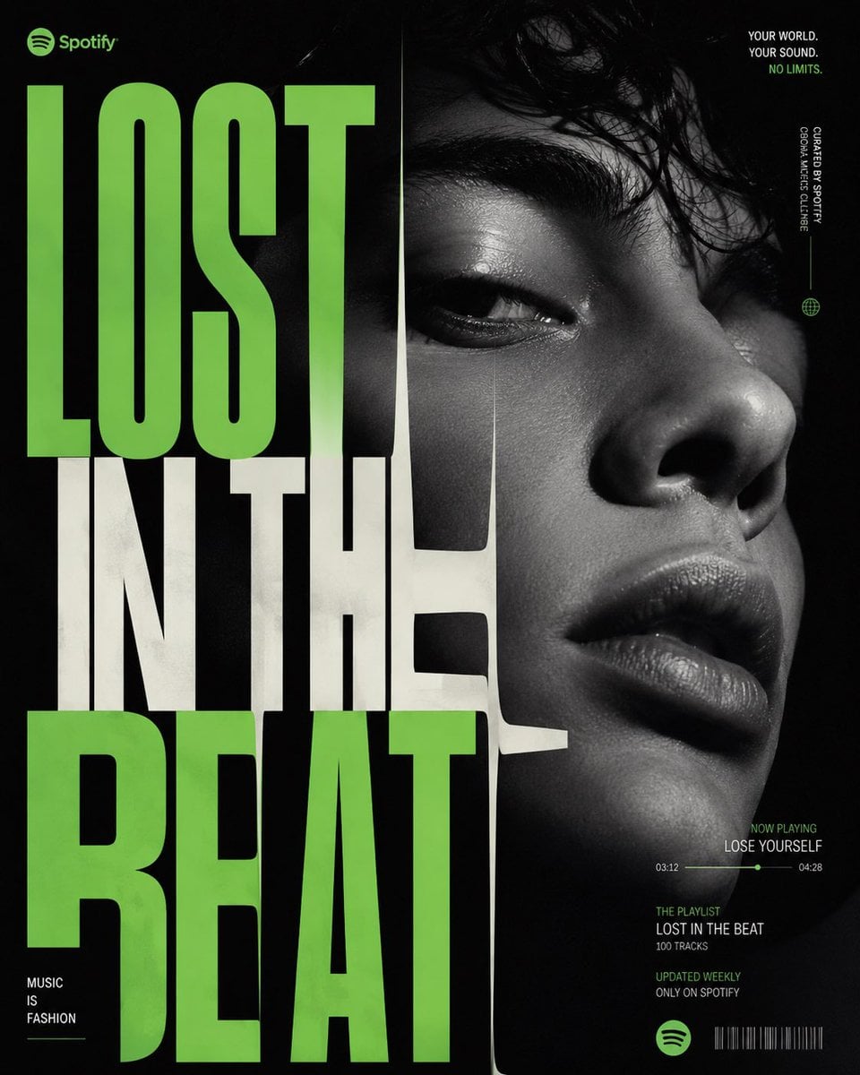 [SPOTIFY — LOST IN THE BEAT] 变体图第2张 - 绘词工坊