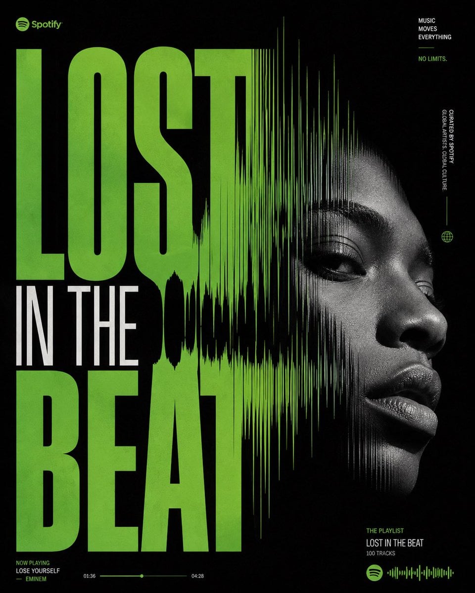 [SPOTIFY — LOST IN THE BEAT] 变体图第3张 - 绘词工坊