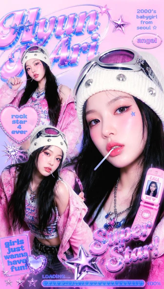 A vibrant Y2K hyper-pop aesthetic magazine cover / promot... 变体图第3张 - 绘词工坊