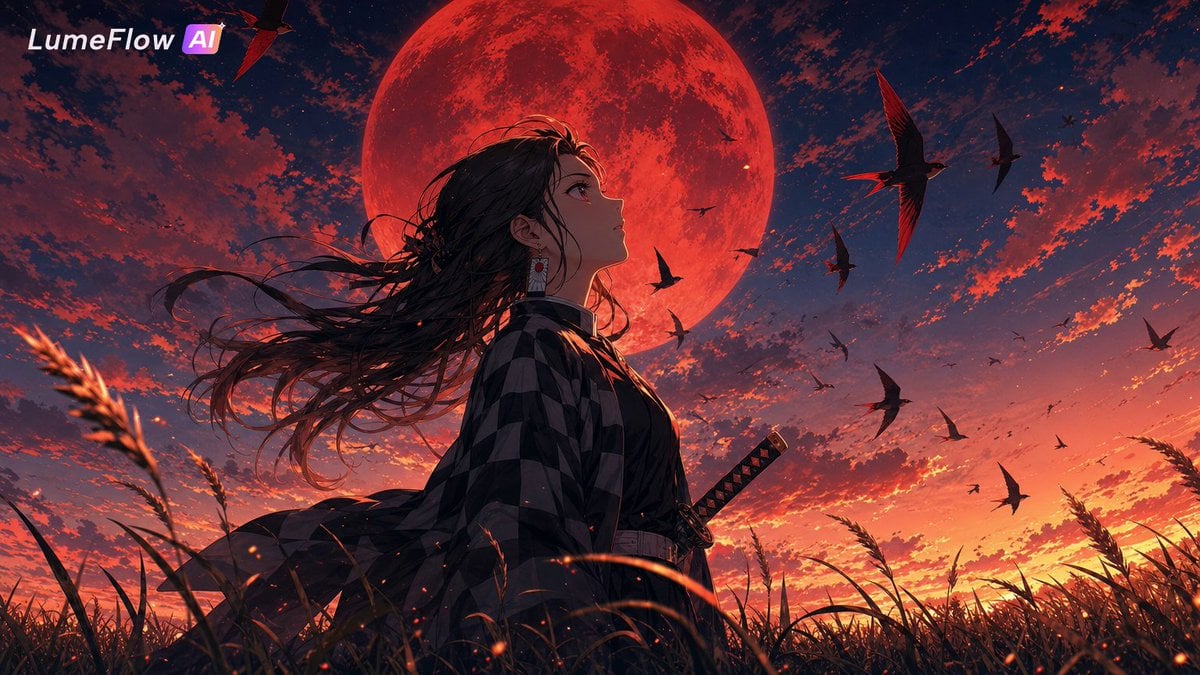A powerful anime couple training together in a vast mount... 变体图第2张 - 绘词工坊