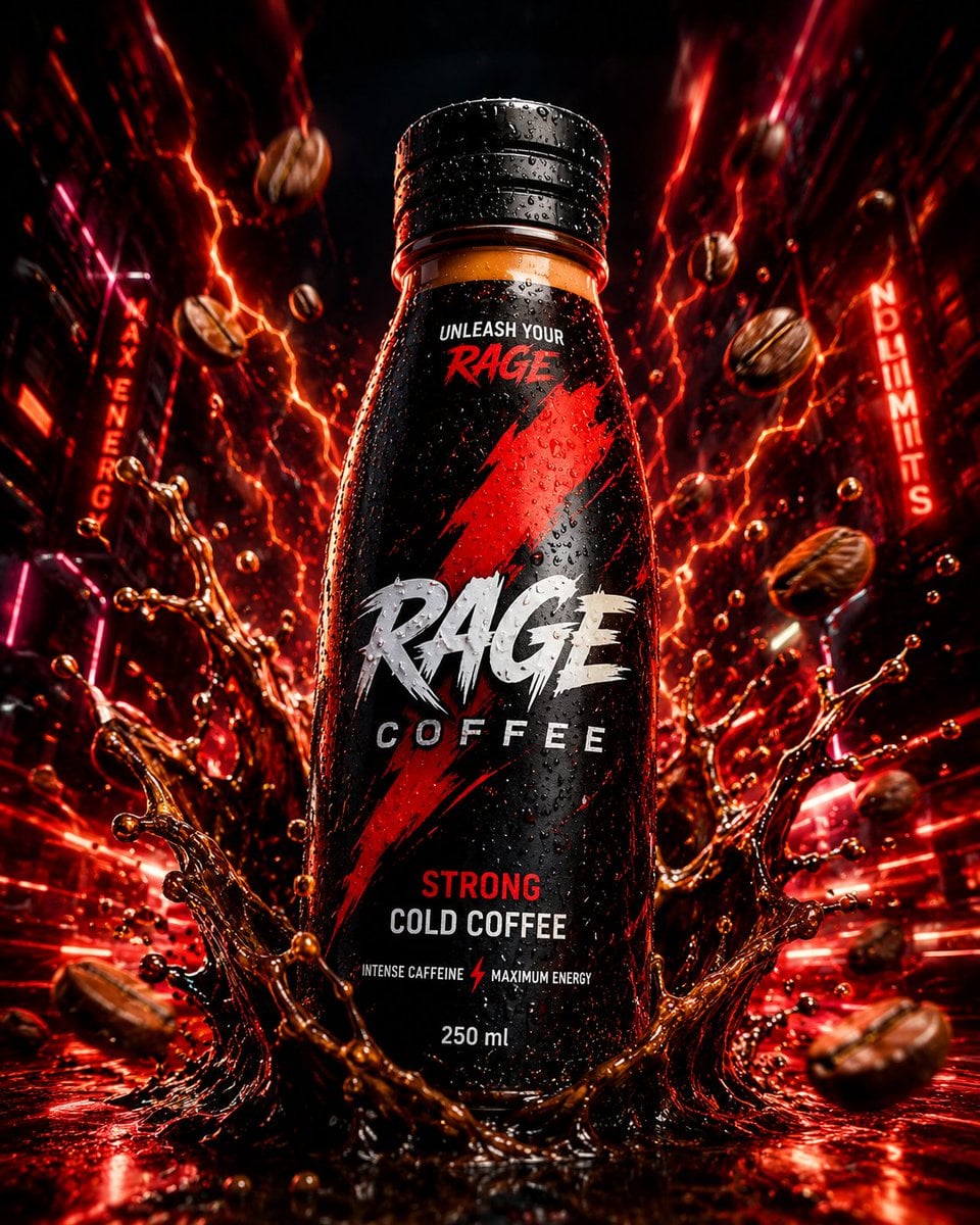 Ultra premium Nescafé coffee jar standing on a polished b... 变体图第2张 - 绘词工坊