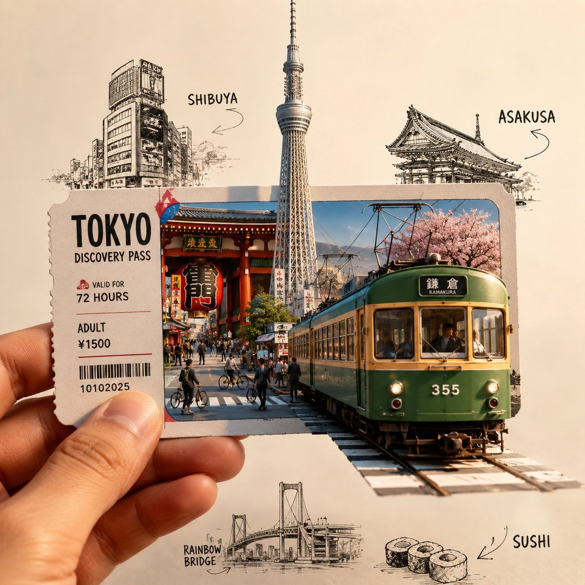 Create a highly detailed, premium travel-art illustration... 变体图第3张 - 绘词工坊