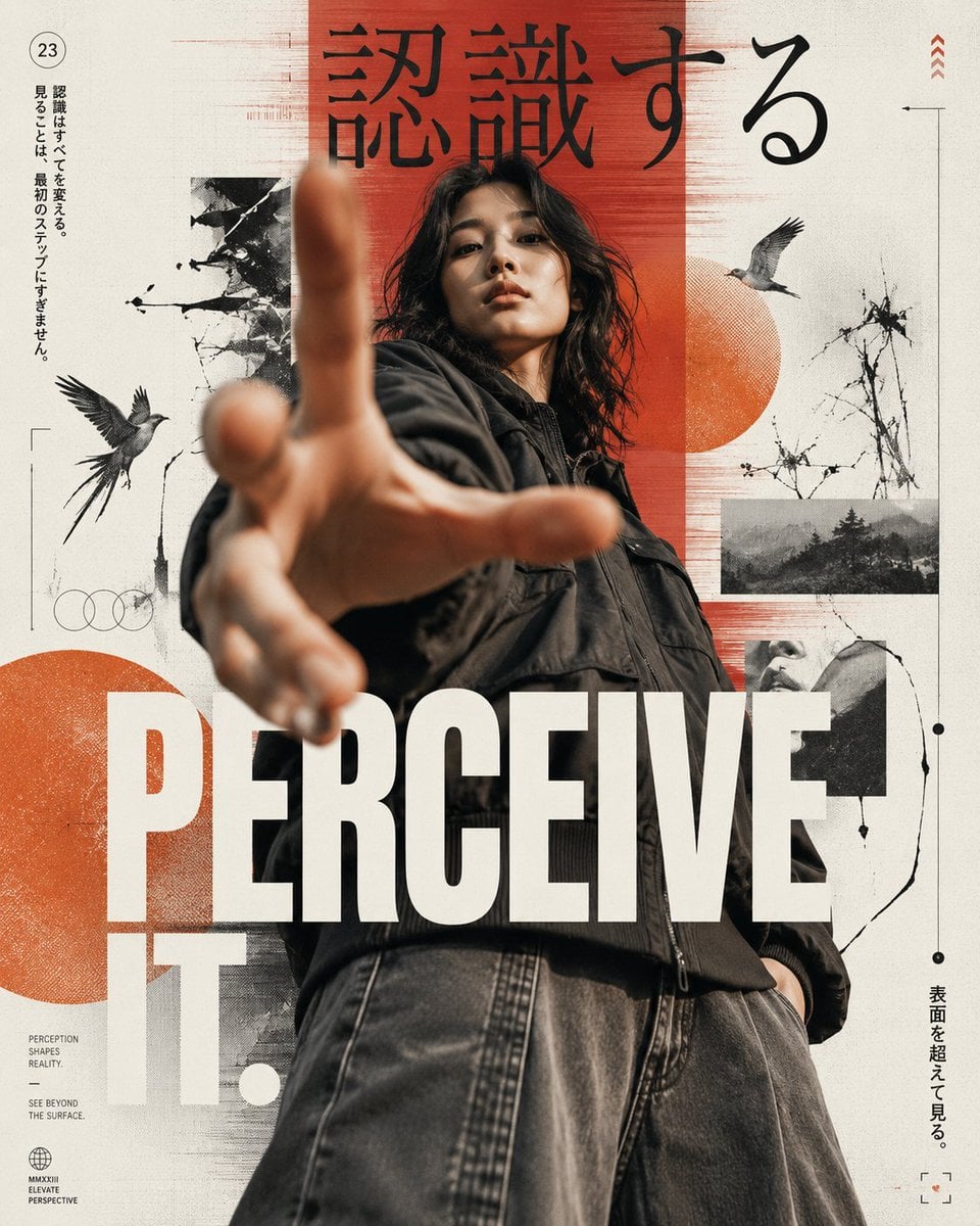 日本平面设计美学街头服饰海报超高级编辑设计