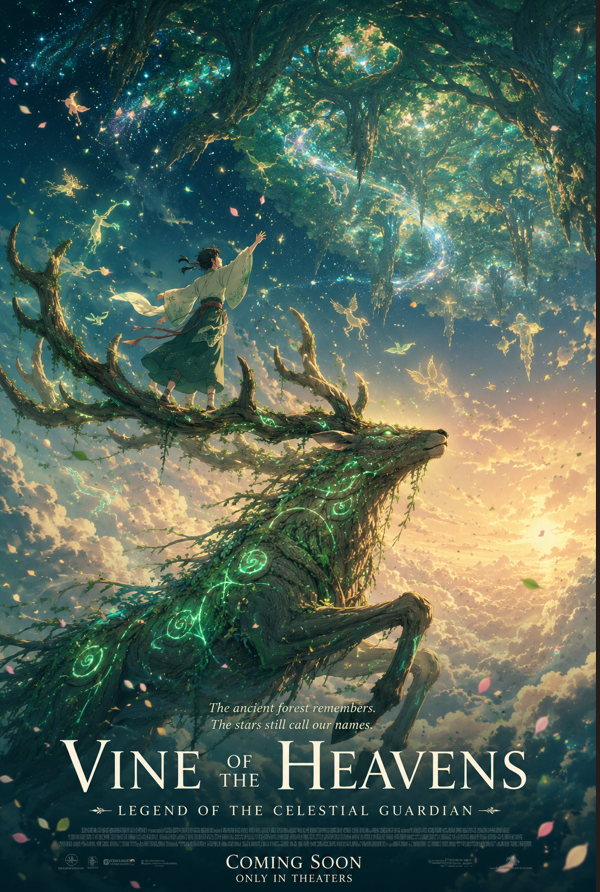 A breathtaking anime fantasy movie poster in portrait for... 变体图第4张 - 绘词工坊
