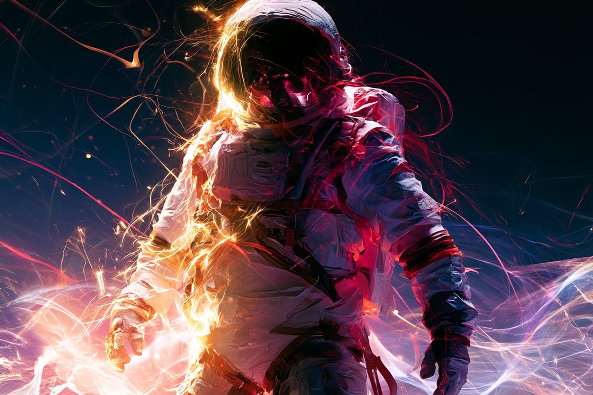 [Subject] presented in a Futuristic Neon Orbital Odyssey,... 变体图第4张 - 绘词工坊