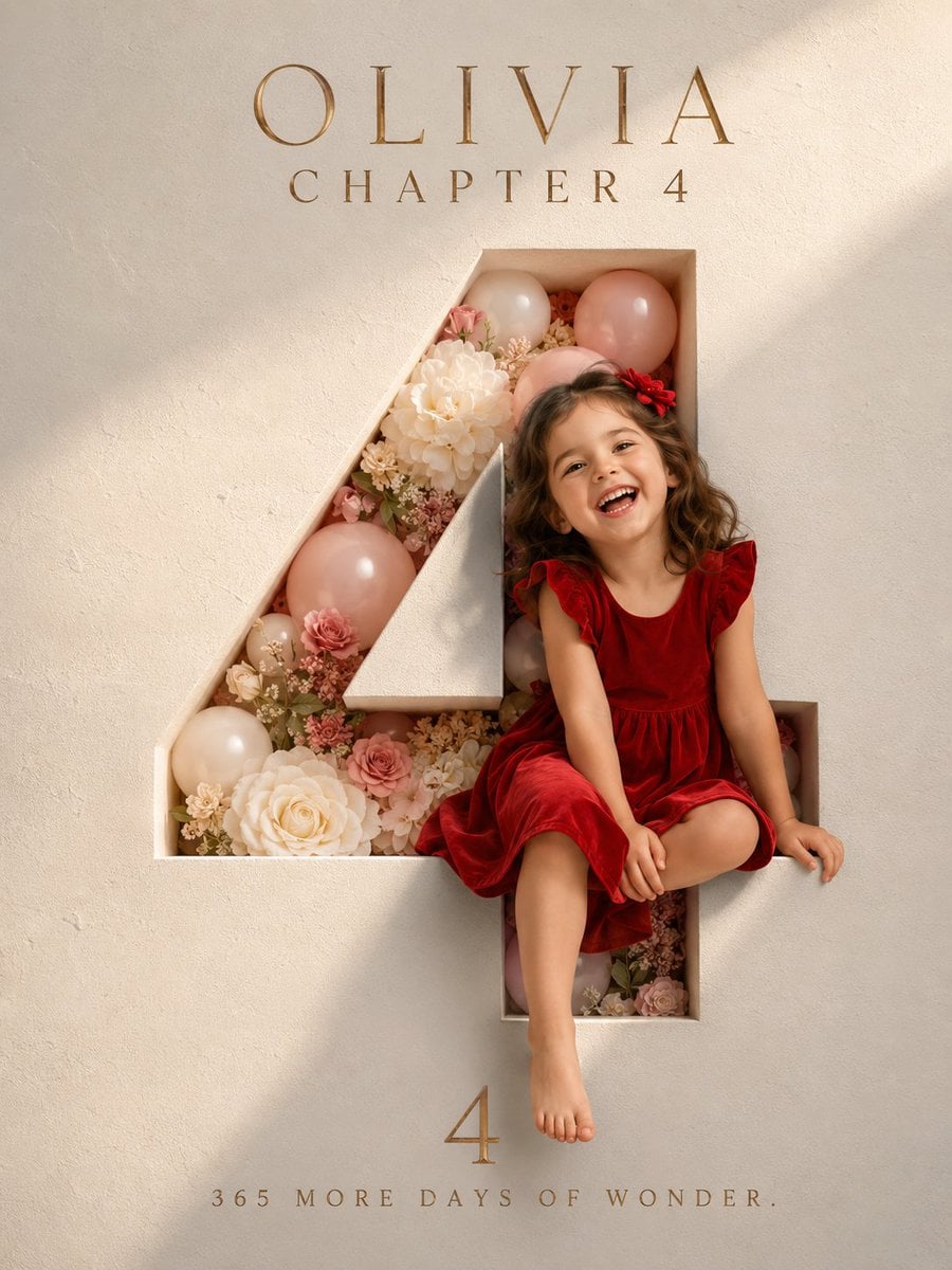 Professional luxury birthday poster, 3:4 portrait composi... 变体图第3张 - 绘词工坊