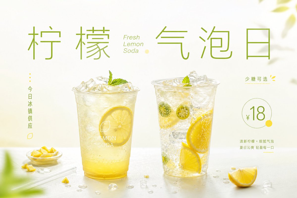 围绕[主题对象]生成一张明亮清透的商业信息视觉：上方保留大面积呼吸空间，中心以极大的中文主题字作为第一视觉，字距疏... 变体图第3张 - 绘词工坊