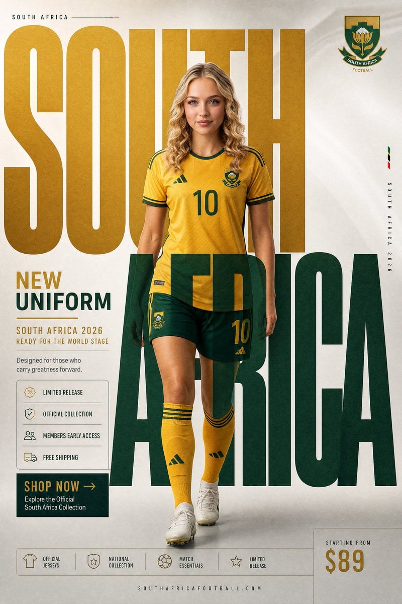 SOUTH AFRICA NATIONAL TEAM 变体图第2张 - 绘词工坊
