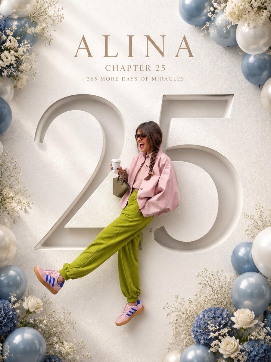 Create a luxury minimalist birthday milestone poster feat... 变体图第2张 - 绘词工坊