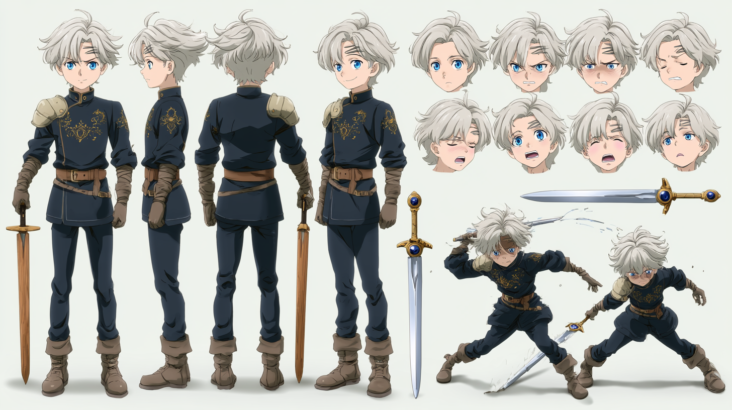 THE LOST CENTURYDARVEN VALDRAKEMASTER CHARACTER REFERENCE... 变体图第2张 - 绘词工坊