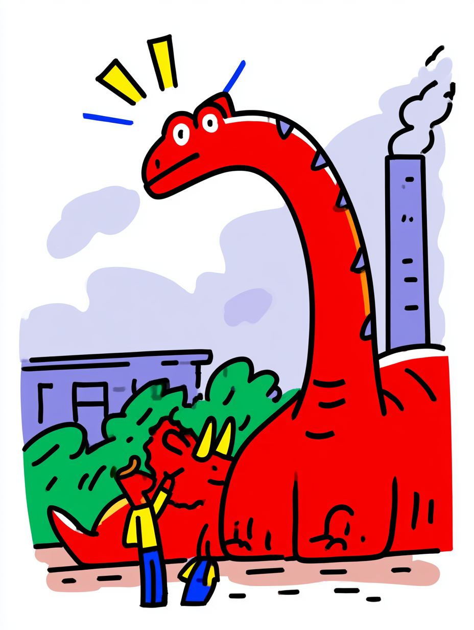 Big dinosaur 变体图第3张 - 绘词工坊